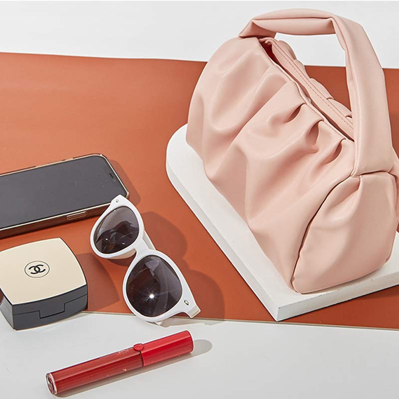 Soft PU Leather Dumpling Cloud Handbag
