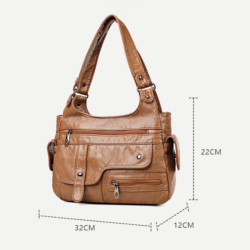 Double Compartment Hobo Bag Tote