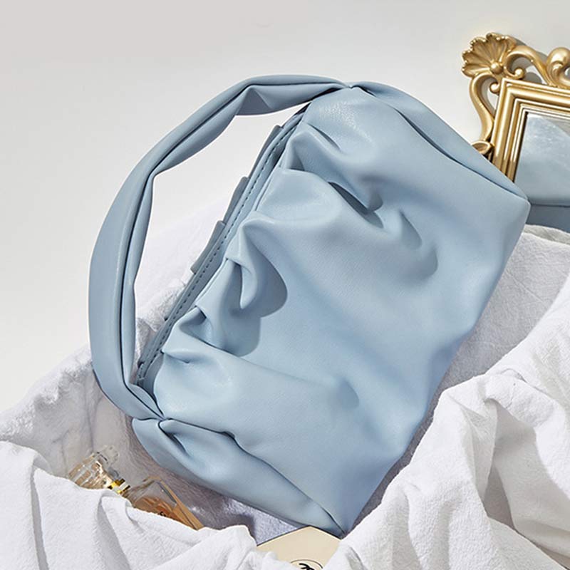 Soft PU Leather Dumpling Cloud Handbag