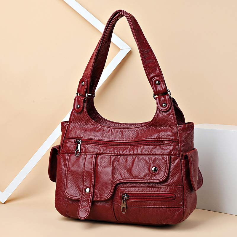Double Compartment Hobo Bag Tote