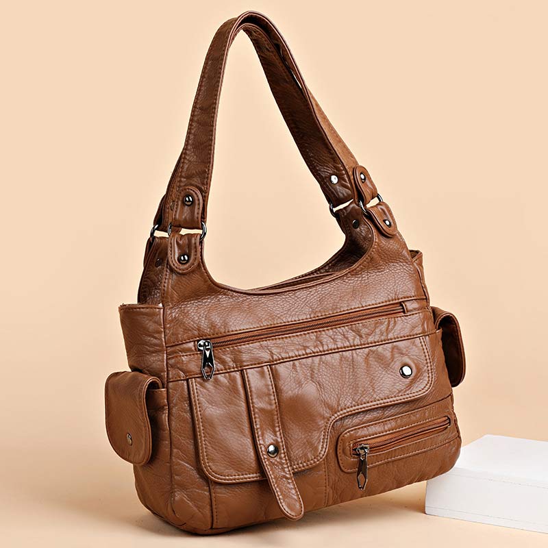 Double Compartment Hobo Bag Tote
