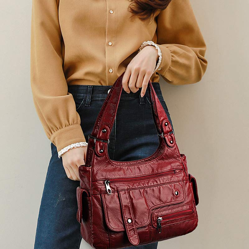 Double Compartment Hobo Bag Tote