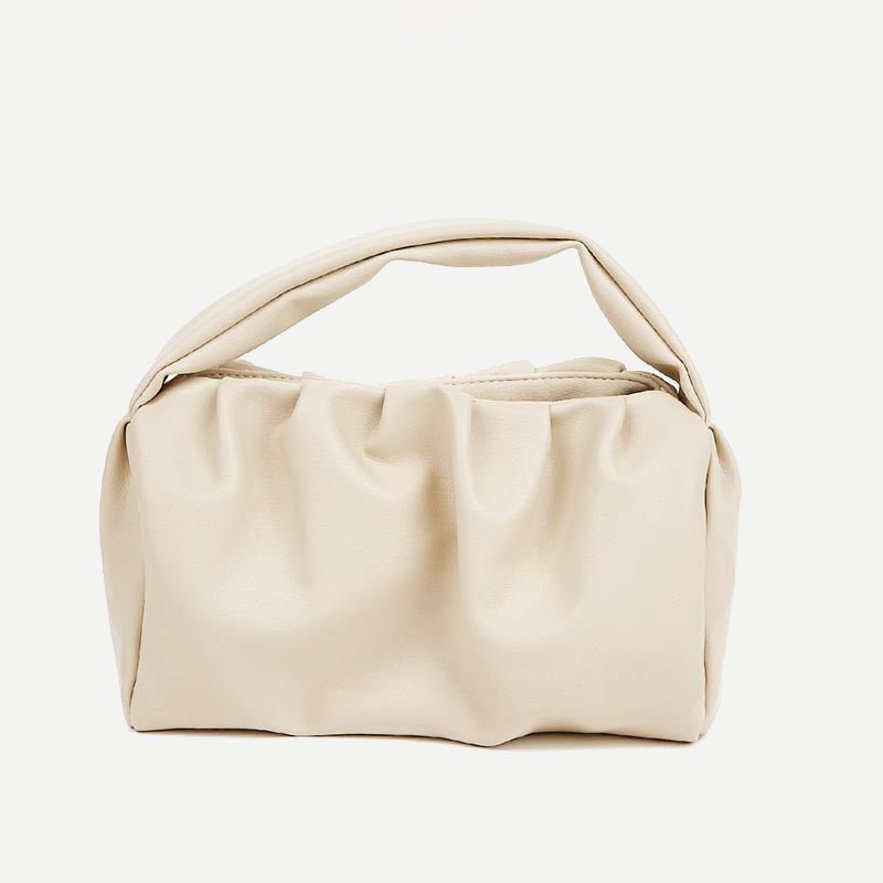 Soft PU Leather Dumpling Cloud Handbag